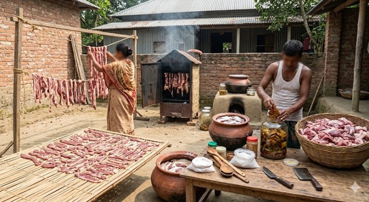 ফ্রিজ ছাড়াই মাংস সংরক্ষণ, জানুন দারুণ উপায়